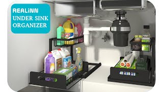 Under Sink Organizer, 2 Tier Slide Out Sink Shelf | Home and Kitchen | Amazon Online shopping