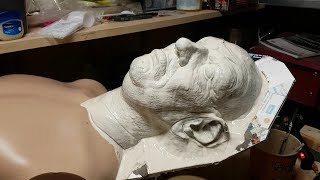 Making a Silicon Statue Part 2 - Moulding and Casting in Dragon Skin Silicon