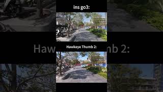 Hawkeye thumb cam 2 vs insta360 go3 #fpv #actioncamera #insta360go3