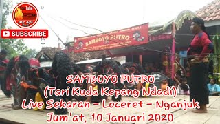 SAMBOYO PUTRO Live Sekaran - Loceret 10-01-2020 | Tari Kuda Kepang Ndadi