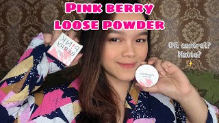 REVIEW BEDAK TABUR PINK BERRY (LOOSE POWDER)!! Terjangkau tapi bagus?