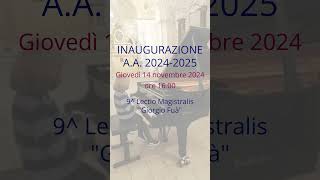 Inaugurazione anno accademico 2024-25 #istao