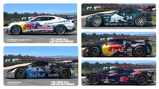 Redbull Liveries Collection | BMW Z4 GT3 | Acura NSX GT3 | Camaro GT4 R | Aston Martin Valkyrie