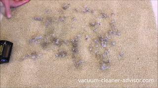 Shark UltraCyclone Test - Hair on Carpet