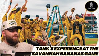 Tank's Experience at the Savannah Bananas Game in Buffalo, NY