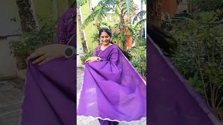 Pure crepe silk saree with silver handwork #fashion #telugu #bollywoodsongs