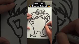 Everyone Can Draw! - THE LORAX ✍️ Drawing Tutorial 😀✏️ #thelorax #lorax