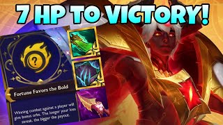 Fortune Favors! 7hp to victory TFT SET 12