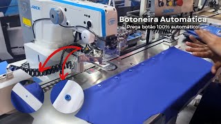 BOTONEIRA 100% AUTOMÁTICA! A Máquina Prega Botões Sozinha!