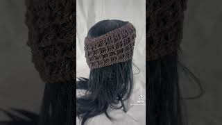 Crochet Waffle Headband #fyp#shorts#crochet #entertainment #crocheting #headband #diy