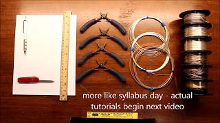 WRAPCLASS: Mastering the art of wire wrapping with BD - getting started wire wrapping - tutorial