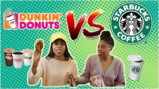 STARBUCKS VS. DUNKIN'!!! | The Ultimate Battle: Winter Edition