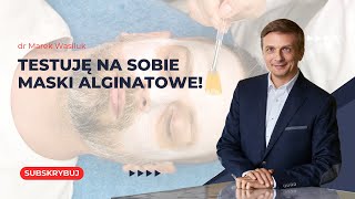 Dr Marek Wasiluk testuje na sobie maski alginatowe - musicie to zobaczyć! | L'experta