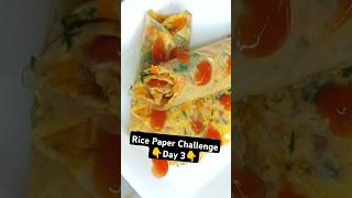 Rice Paper Challenge Day 3 #shortsvideo #shorts #chellenge #viralshorts