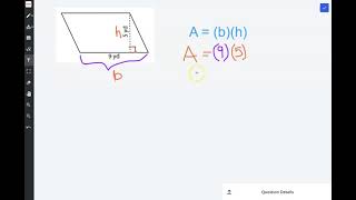 Area of a Parallelogram