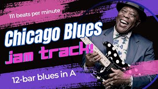 Chicago Blues in A Major Backing Jam Track - 111 bpm