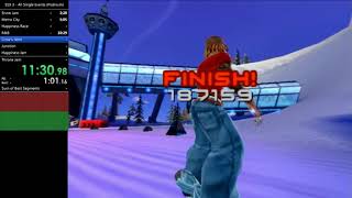 SSX3 - All Platinum Medals Speedrun - 47:54