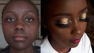 HOW TO DO A FULL FACE MAKEUP ON DARK SKIN