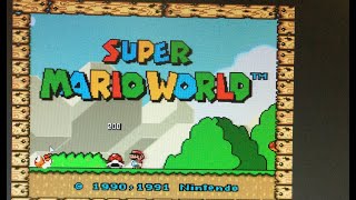 Trying online Super Mario world!