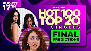 FINAL PREDICTIONS | Billboard Hot 100, Top 20 Singles | August 17th, 2024