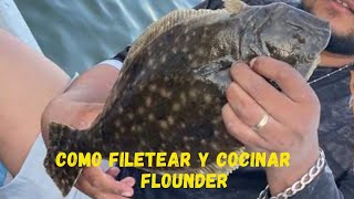 💥Cómo Filetear Lenguado (Sin Perder Carne)!APRENDE como FILETEAR y COCINAR un LENGUADO en 5 minutos🔥