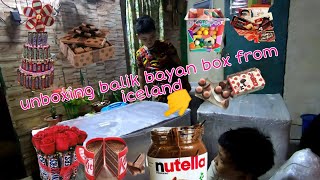 unboxing balikbayan box from iceland/ann rubz