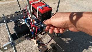 Showing JOHNN-E-B's DC Motor Wiring with Short Demonstration