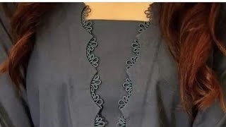 Neck Design//Neck design 2024//Neck design with lace