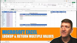 Using Excel Functions to return Multiple Values