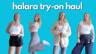 HALARA TRY ON HAUL: work pants, athleisure, affordable clothing