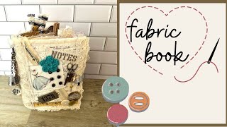 STUNNING Sewing-Themed Fabric Book!