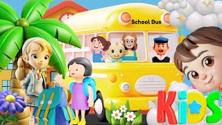 Wheels on the Bus | Nursery Rhymes & Kids Songs