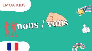 Lesson 5 - French grammar for kids / Nous - vous - on (we / you)