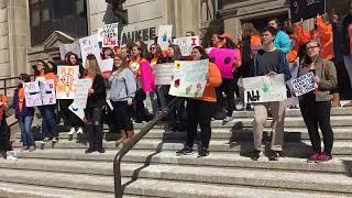 Milwaukee High School Gun Reform Rally