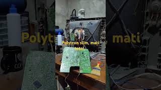 Polytron slim mati total kena petir..