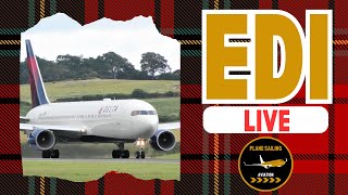 🔴Live plane spotting from gusty Edinburgh airport  🔴Sunday show #live #aviation #livstreaming