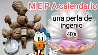 MEPA calendario. Una perla de ingenio de los 40's