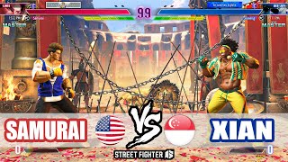 SF6 ➤ Samurai (Luke) VS Xian (Dee Jay)【Street Fighter 6】