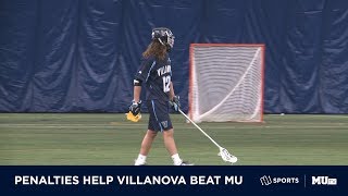 Scoring run from No. 8 Villanova sinks men's lacrosse