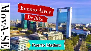 [4K] Buenos Aires de Bike III: Puerto Madero, Av. Corrientes, Av. De Los Italianos…