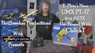 E-Flite's UMX PT 17 Un- Boxing with ChuckT.........