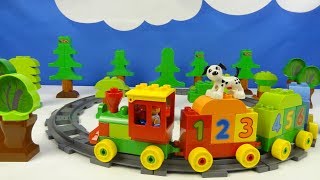 LEGO Duplo 10558 Number Train. ЛЕГО Дупло 10558 Поезд Считай и играй. Строим из LEGO Duplo.