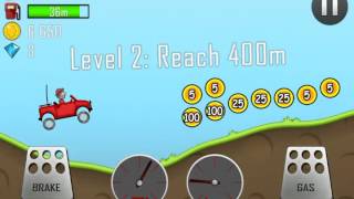 361 meters in Hill Climb Racing!