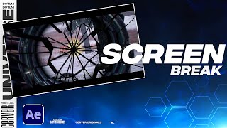 [Shatter] Screen Break Effect in After effects | Free Preset