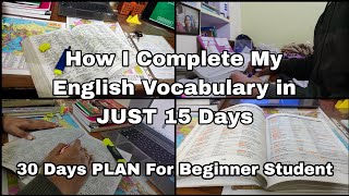 How I Cover My English Vocabulary in JUST 15 DAYS 🤔🪄😲 | 30 Days Plan 📝| SSC CGL 2023 ⏰📍📚 #ssccgl