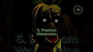 Ranking FNAF 3 Animatronics from Worst to Best ☠️ | FNAF Edit #fnaf #shorts