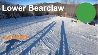 Skiing Lower Bear Claw at Loon Mountain (Jan 15, 2024)