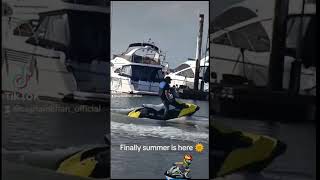 Jetski fun #jetski #boat #ocean #marina #oceanvillage #captainkhan #short #jetskilife #summer #yacht