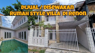 Dijual / Disewakan Rumah Style Villa Di Renon