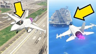 ЧТО ПРОИЗОЙДЕТ ЕСЛИ ПРЕСЛЕДОВАТЬ ИСТРЕБИТЕЛЬ В GTA 5 ?